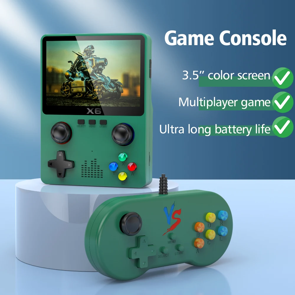クリスマスギフト3.5インチX6ハンドヘルドゲームコンソール