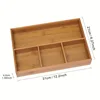 Caja de almacenamiento de cuatro compartimentos