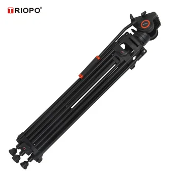 Triopo Tripod K3 Fluid Head Mid-level Spreader Dv965 Professional Heavy Duty Aluminum Twin Tube detail image