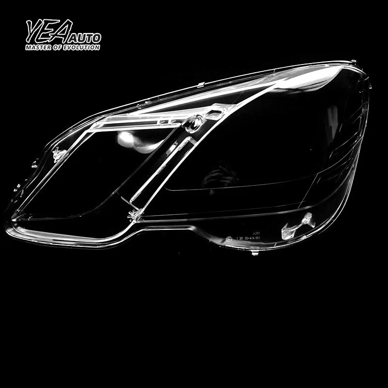 product car headlight glass pc lampshade cover lens for mercedes benz e class e200 e260 e300 e350 w212 headlamp glass lens cover 09 13-32