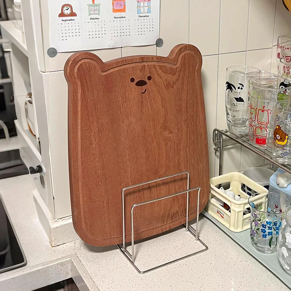 Irregular Cute Lovely Ebony Wood Mould Proof Kitchenware Supplies Food Fruit Vegetables Fesserts Steak Chopping Board