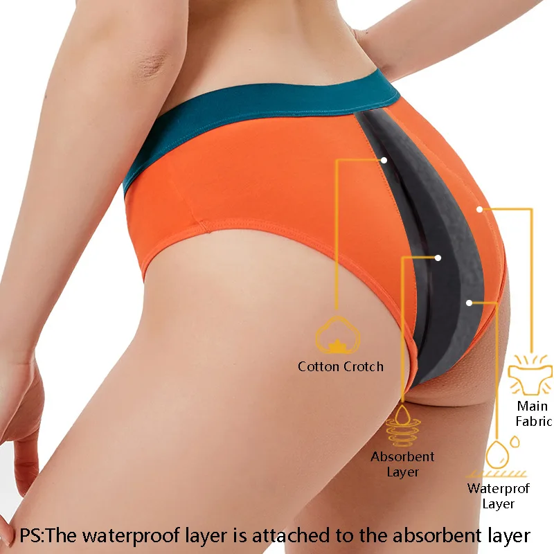 Cotton period brief colour options