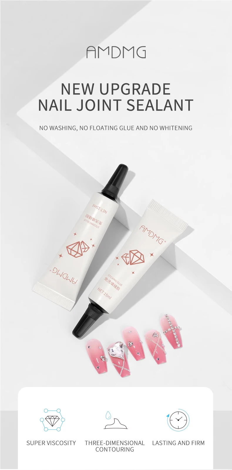 Amdmg Msds Hema Free Tpo Free Wholesale Private Label Diamond Gel Tube