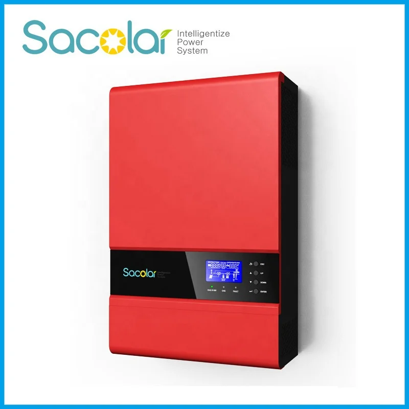 High Quality 48V to 220V Smart Intelligent Solar Power Inverter With GPRS WIFI Remote Monitoring System