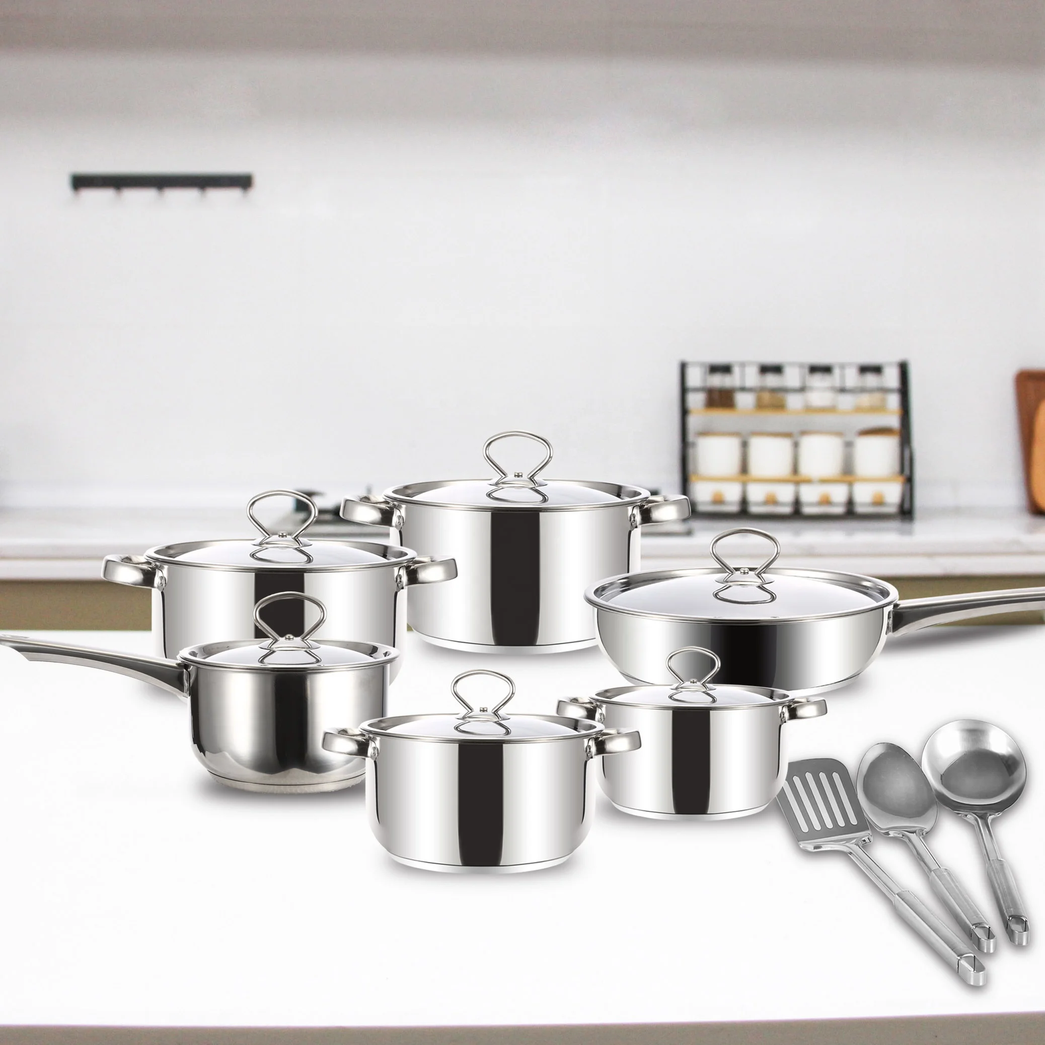 New Design kitchen metal cooking pot