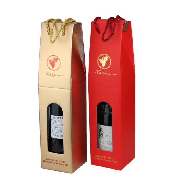 Custom Luxury Packing Wine Box Folding Closure Paper Cardboard Packaging Set Wine Magnetic Gift Box