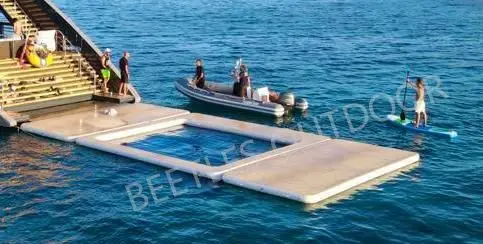 Factory Direct Supply Inflatable Swim Zone Swimming Safety Net Sea Barrier Pool Floating