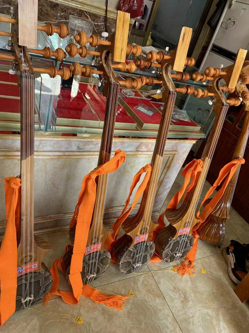 ドラミンチベット撥弦楽器sgra snyan zhamunie Tibietギターナイロン