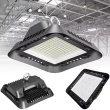 LED UFO High Bay Lamp 100W/150W/200W AC220V Aluminum Shell High Brightness IP65 Waterproof Workshop Lighting Chandelier