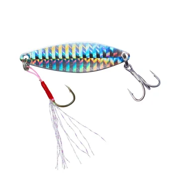 Lexin Luya Bass Artificial Hard Bait Flash Laser Metal Sequins Far-Shoot Full Swimming Layer Freshwater Bambon – Metal Jig – view 2