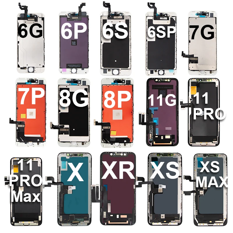 
 Бесплатный образец экрана для замены ЖК-экрана для iPhone 6 6s 7 8 Plus дисплей Pantalla для iPhone 5 экран ЖК-дисплей  