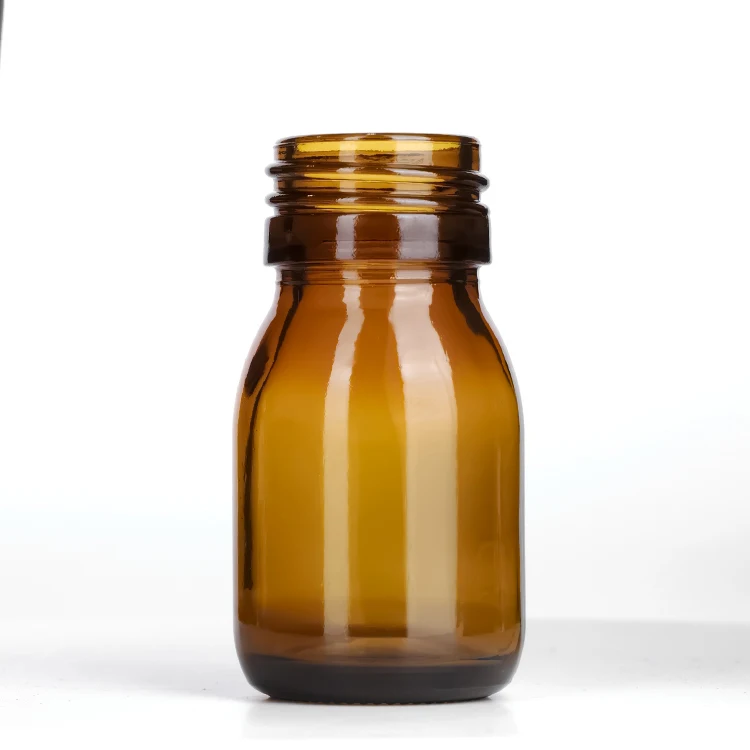 Factory Outlet Amber Clear 30ml 60ml 100ml 200ml Medical Oral Liquid Syrup Glass Bottle With Screw Cap