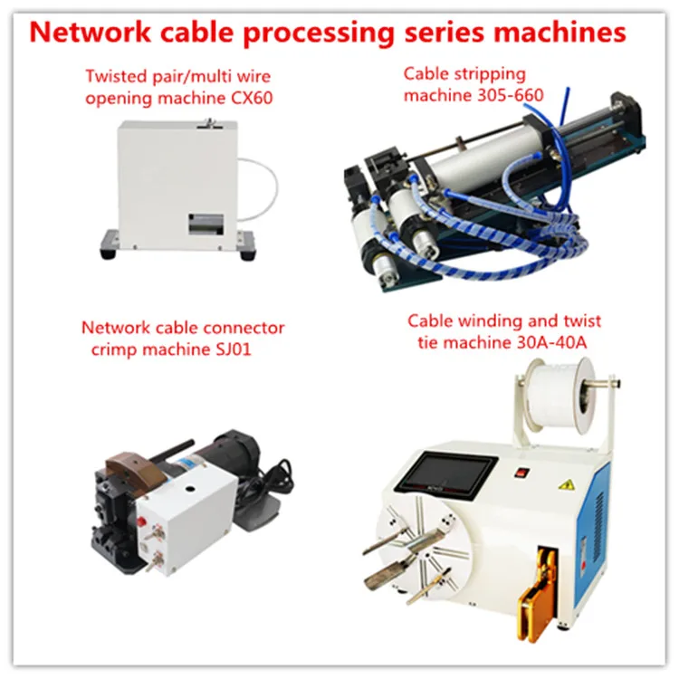 Fully Automatic Ethernet Cable /cat6 cable /patch cord/ data lan cable production line