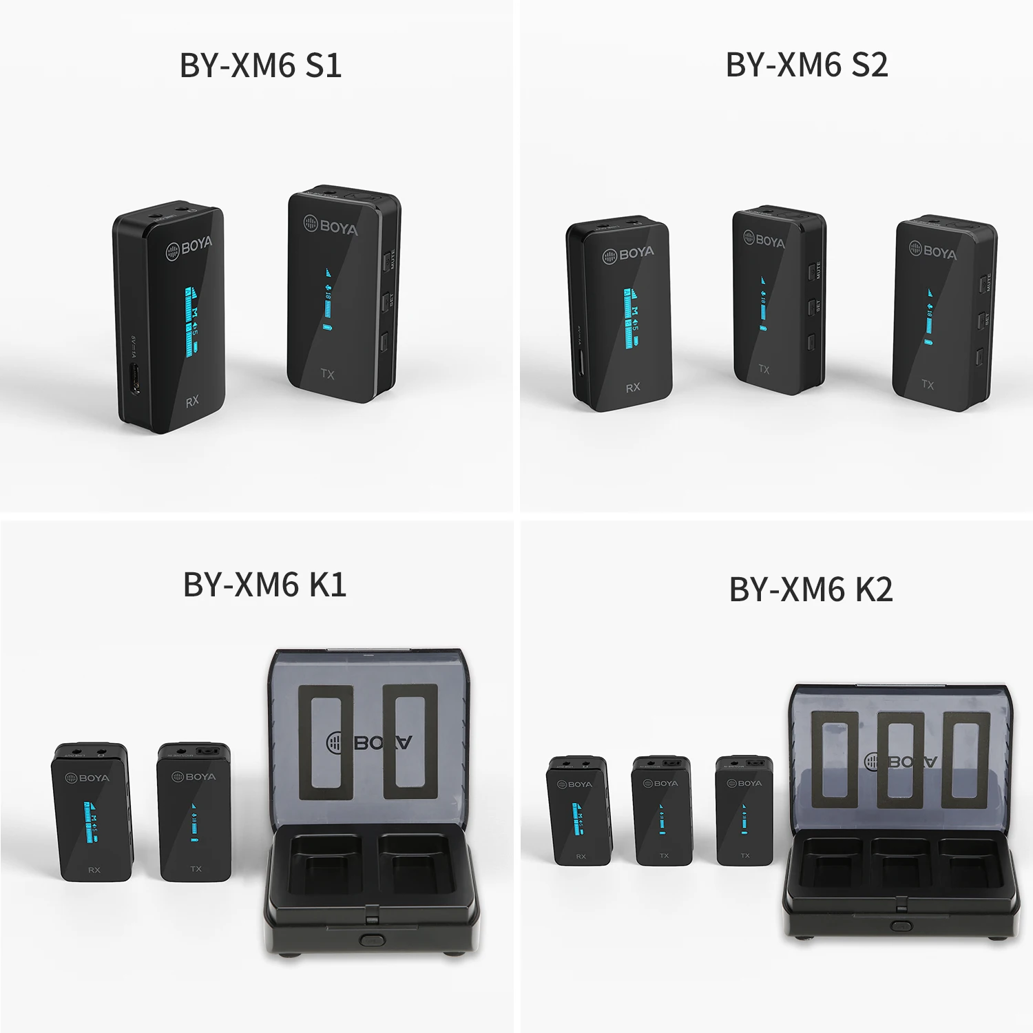 Boya 2.4g Wireless Recording Mic Byxm6s1 Live Streaming Portable Mic