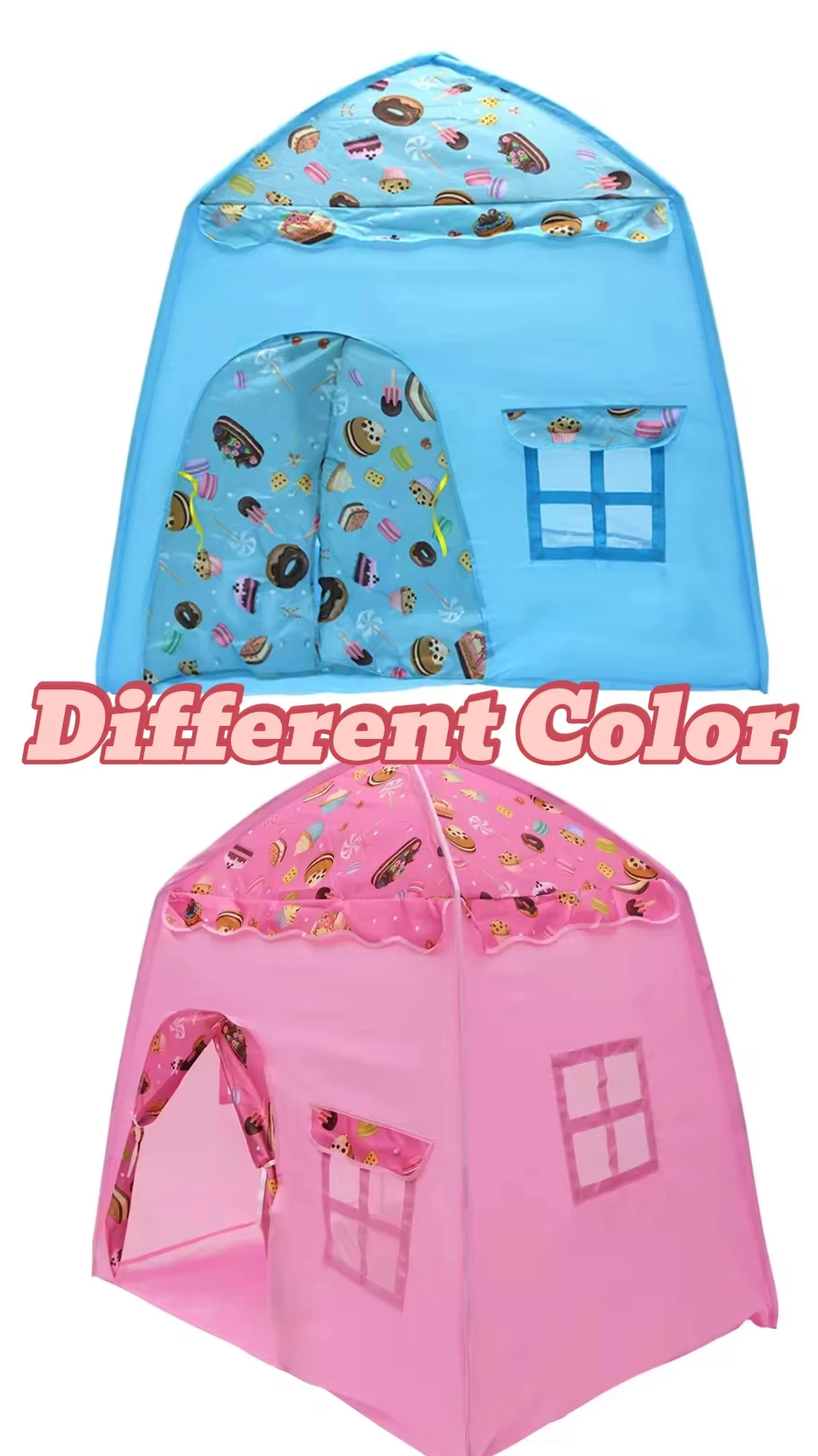 Детская игровая палатка «Торт», Палатка против комаров, игровой домик для мальчиков и девочек, игровые Игрушки