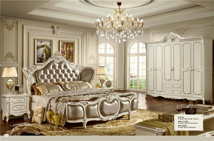 ヨーロピアンスタイルのホームベッドルーム家具フレンチスタイルの高級