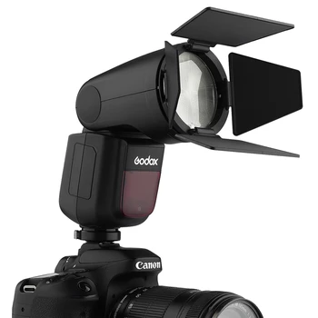 New Godox V1+ AK-R1 Kit Flash Light Studio Flash Speedlite for All Brand Camera detail image
