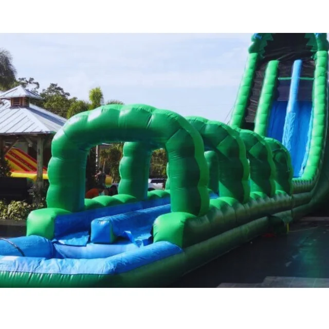 Large Inflatable Waterslide Wet Slide Combo For Bouncy Castle in Water Park