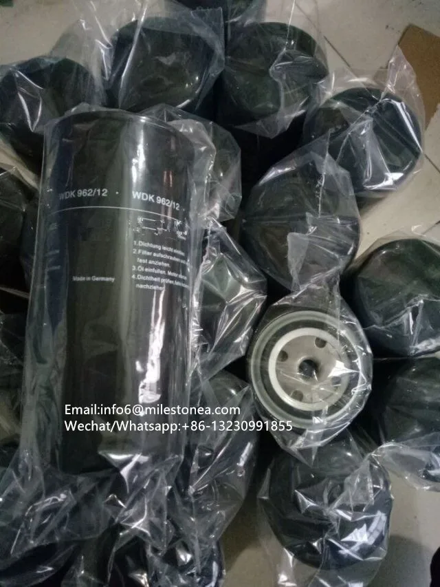 Heavy Duty Truck Parts Fuel Filter Wdk962/12 For Excavator Diesel ...
