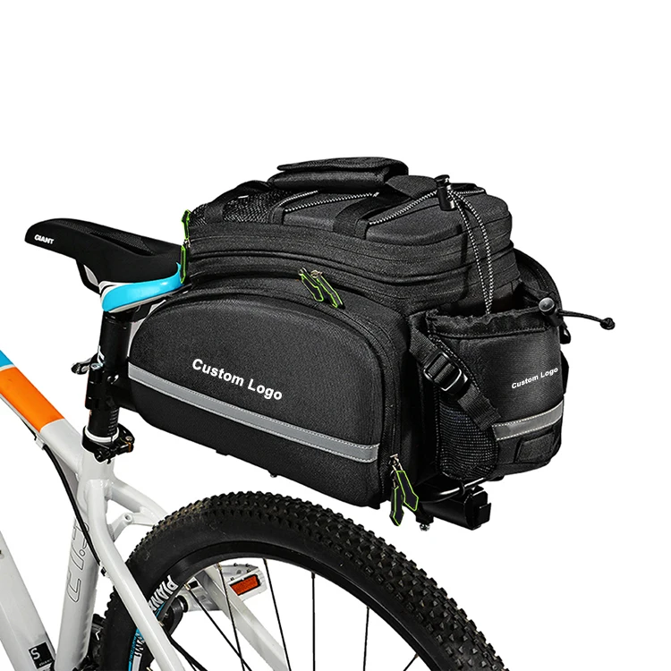 CBR Custom Logo Cycling Rear Saddle Pack Multi-function Bags 3 in 1 Bicycle Rear Carrier Bag Rear Pack Trunk Bike Pannier Bag