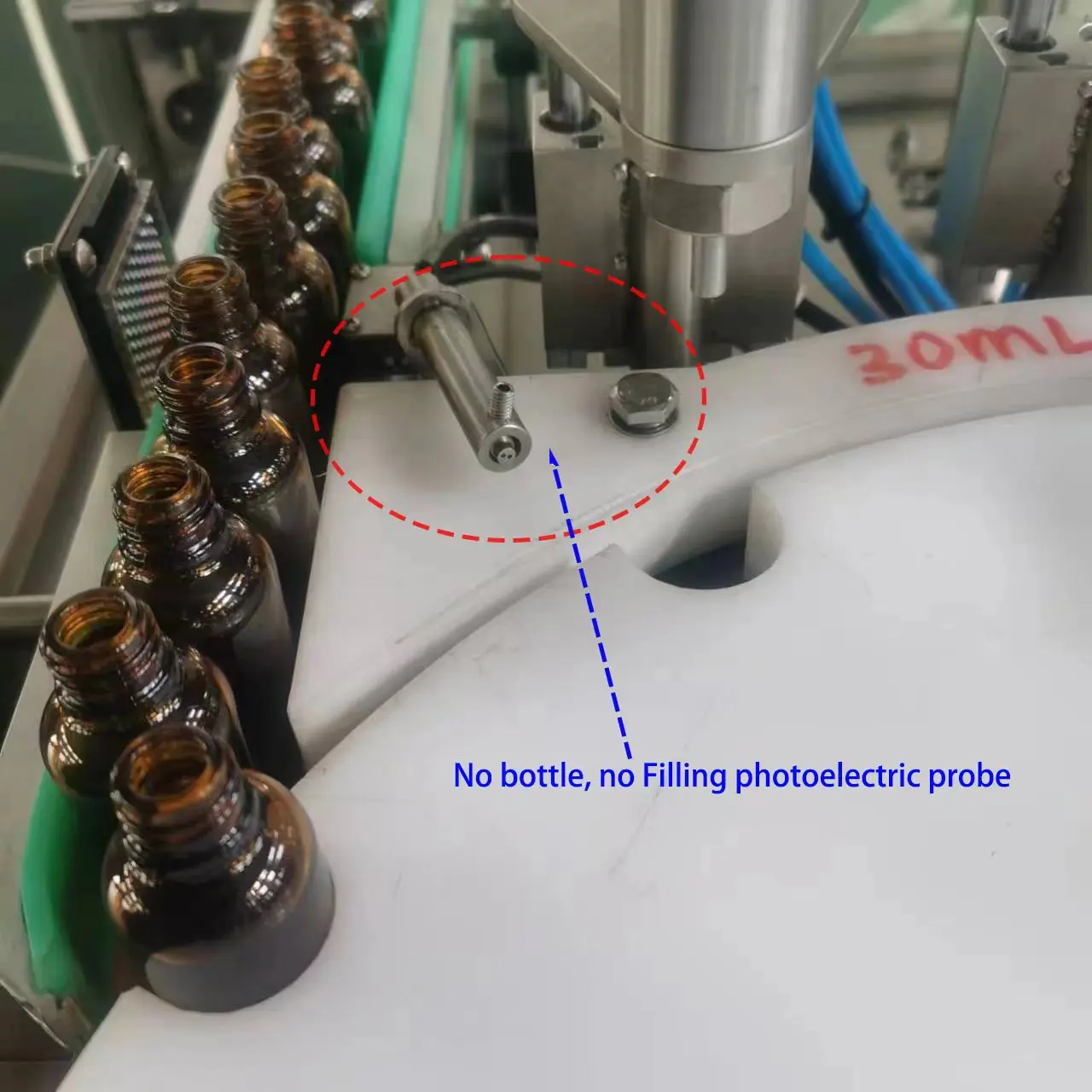 Automatic Small Bottle  Glass Dropper  Liquid Filler Boston Hydrosols Cosmetic Essential Oil Filler Capping Labeling Machine manufacture