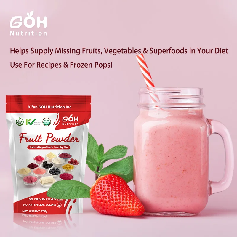 GOH Hot Selling Vegetables Powder Pure Natural Organic Spray Dried/Freeze Dried Green Bell Pepper Powder