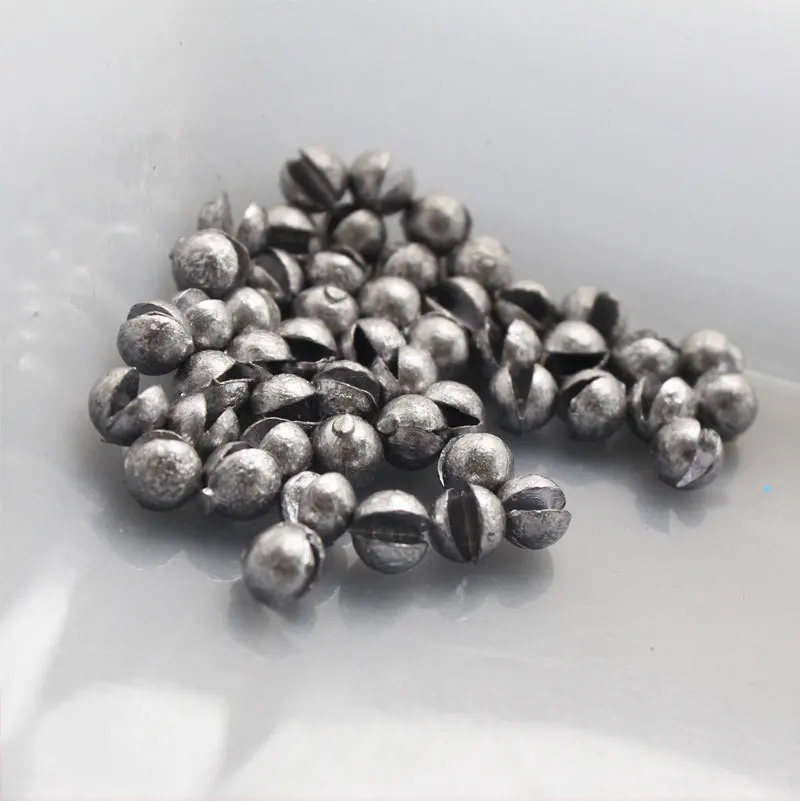 Bulk Round Removable Fishing Weights Split Shot Tungsten Clip on Fishing Weights