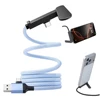Cavo di ricarica rapida da 60 W con supporto magnetico per telefono blu