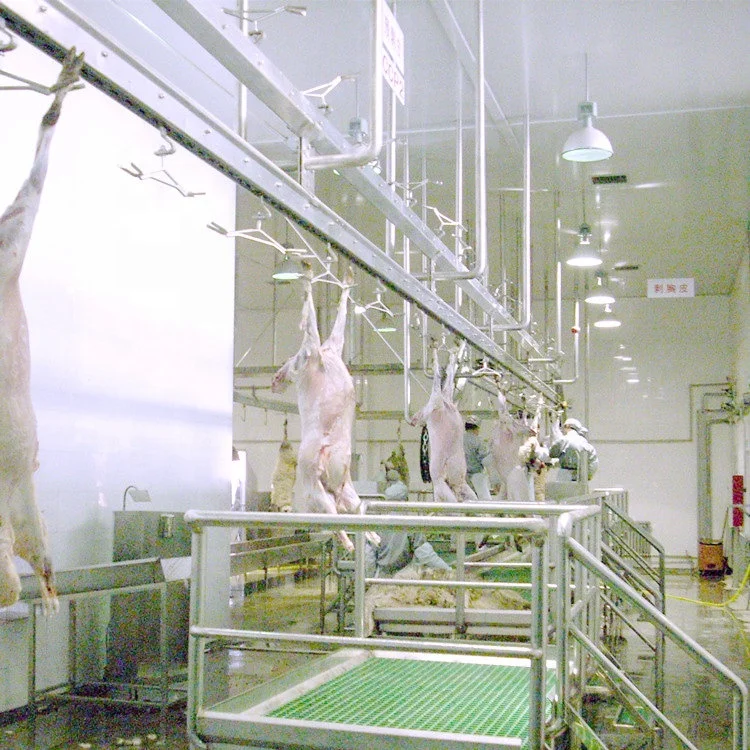 Halal slaughtering plant goat slaughtering machine with cold room system for goat slaughterhouse