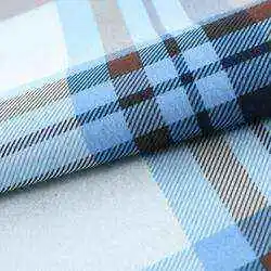 Customer's Designs Softly Touch Textile Printing Check Seta Fabric for Winter Coat