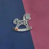2026 silver Little Wooden Horse