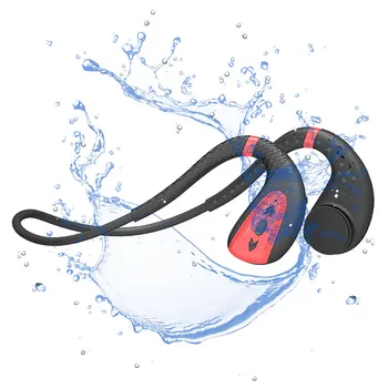 Free sample OEM open ear headset wireless bone conduction headphone reviews 2020 IPX8 waterproof earphones for swimming