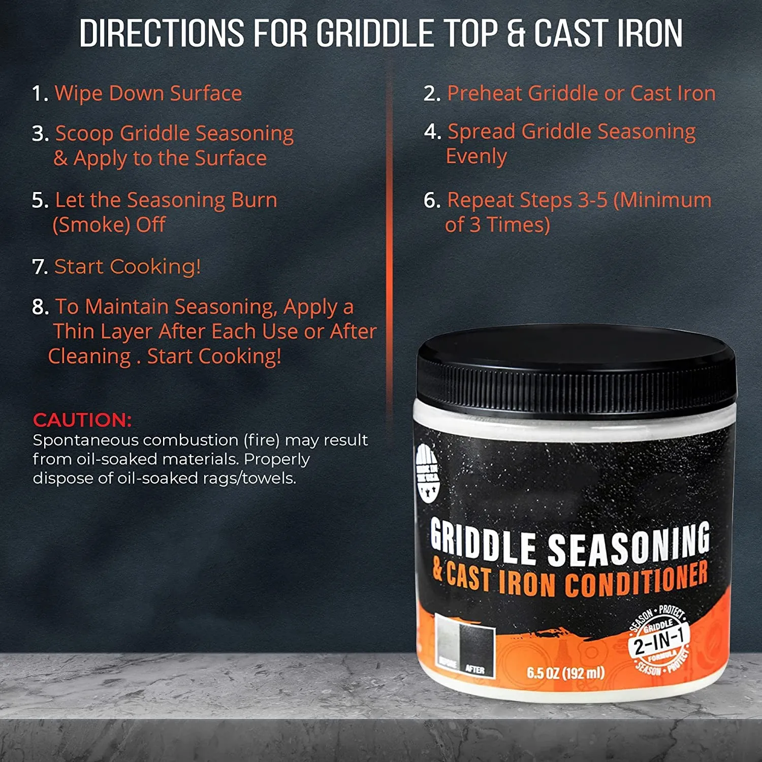 Blackstone 2in1 Griddle & Cast Iron Seasoning Conditioner Buy