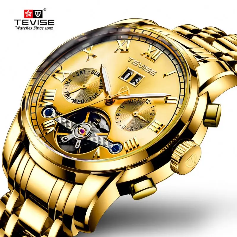 Watch Tevise 9005g TEVISE 9005D Luxury Mechanical Watch With