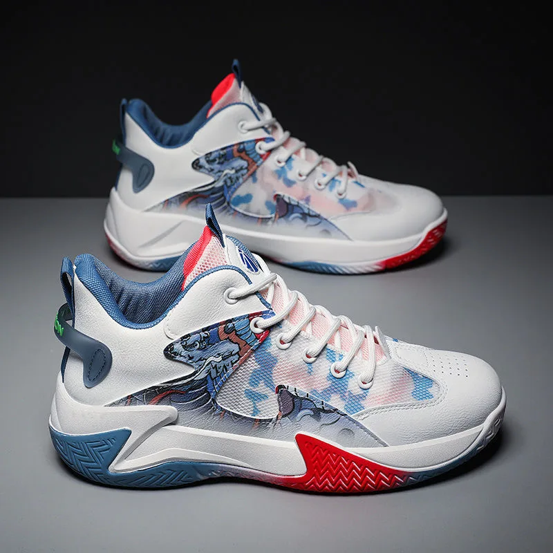 2024 New Fashion High top casual fashion street shooting sports fashion shoes Basketball shoes men's sneakers