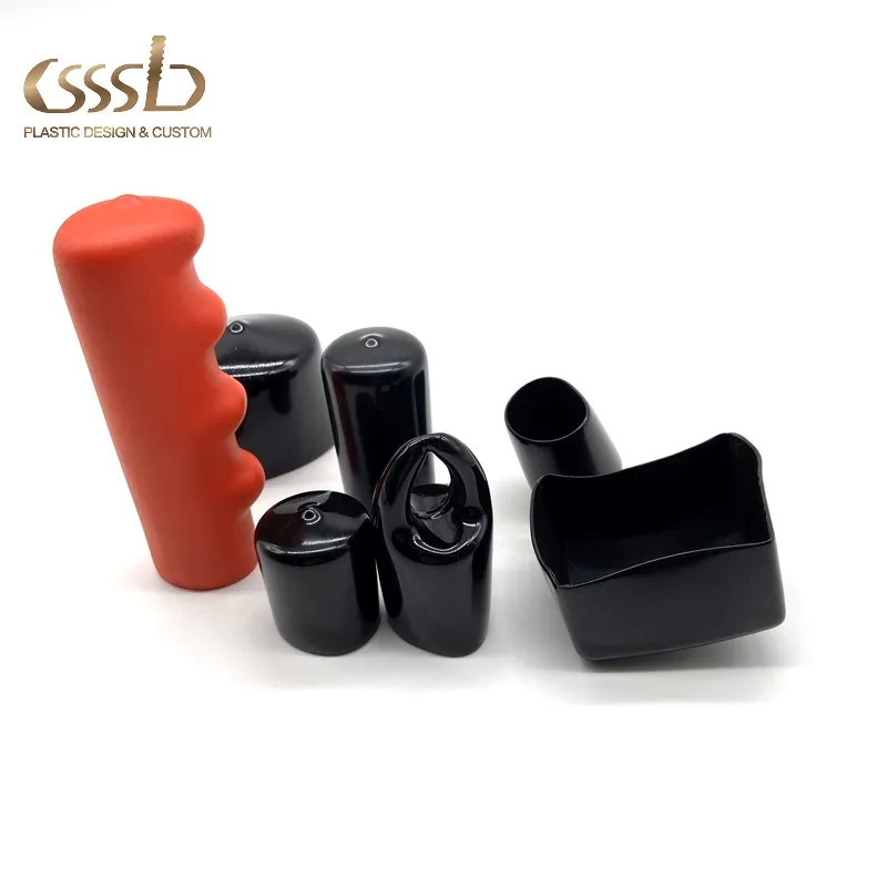 Factory Custom Silicone Rubber Handle Grip Molded Silicone Handle Cover Sleeve Rubber Hand Grip
