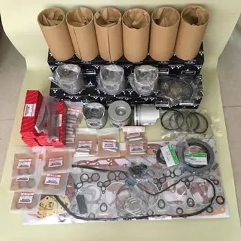 Construction Machinery Parts Excavator Repair Overhaul Kit 6D34 Cylinder Liner Kit Piston Set for Diesel Engine ME993531