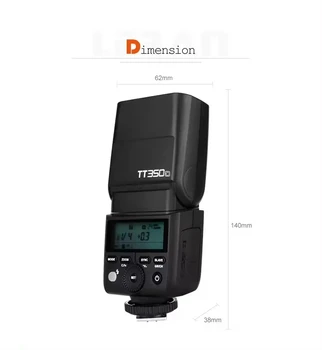 Godox TT350 Master Speedlite Flash S/N/C/O/F Camera Flash Light detail image