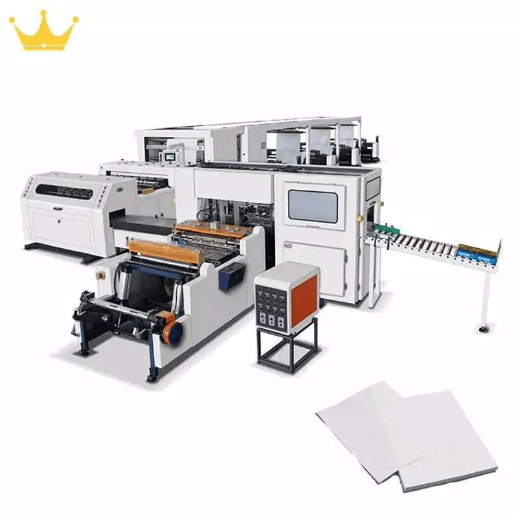 A4 Copy Paper Paper Cutting and Online A4 Ream Lining Machine Roll to Sheet A4 Paper Die Cutting Machine