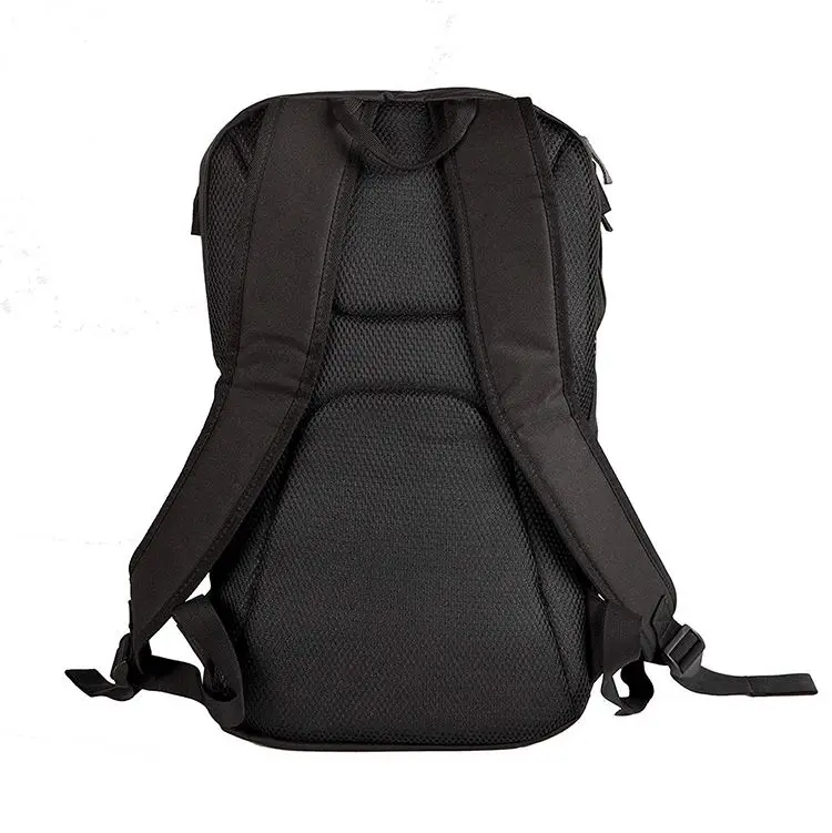 Прочный теннисный рюкзак черного цвета с держателем для ракетки