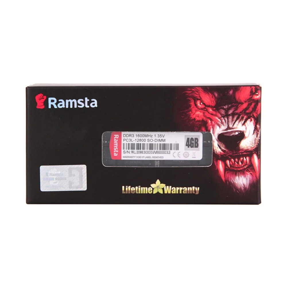 Ramsta Ddr3 8gb 12800 Ramsta Ddr3 Dimm 8gb 1600mhz RAMSTA 4GB DDR3