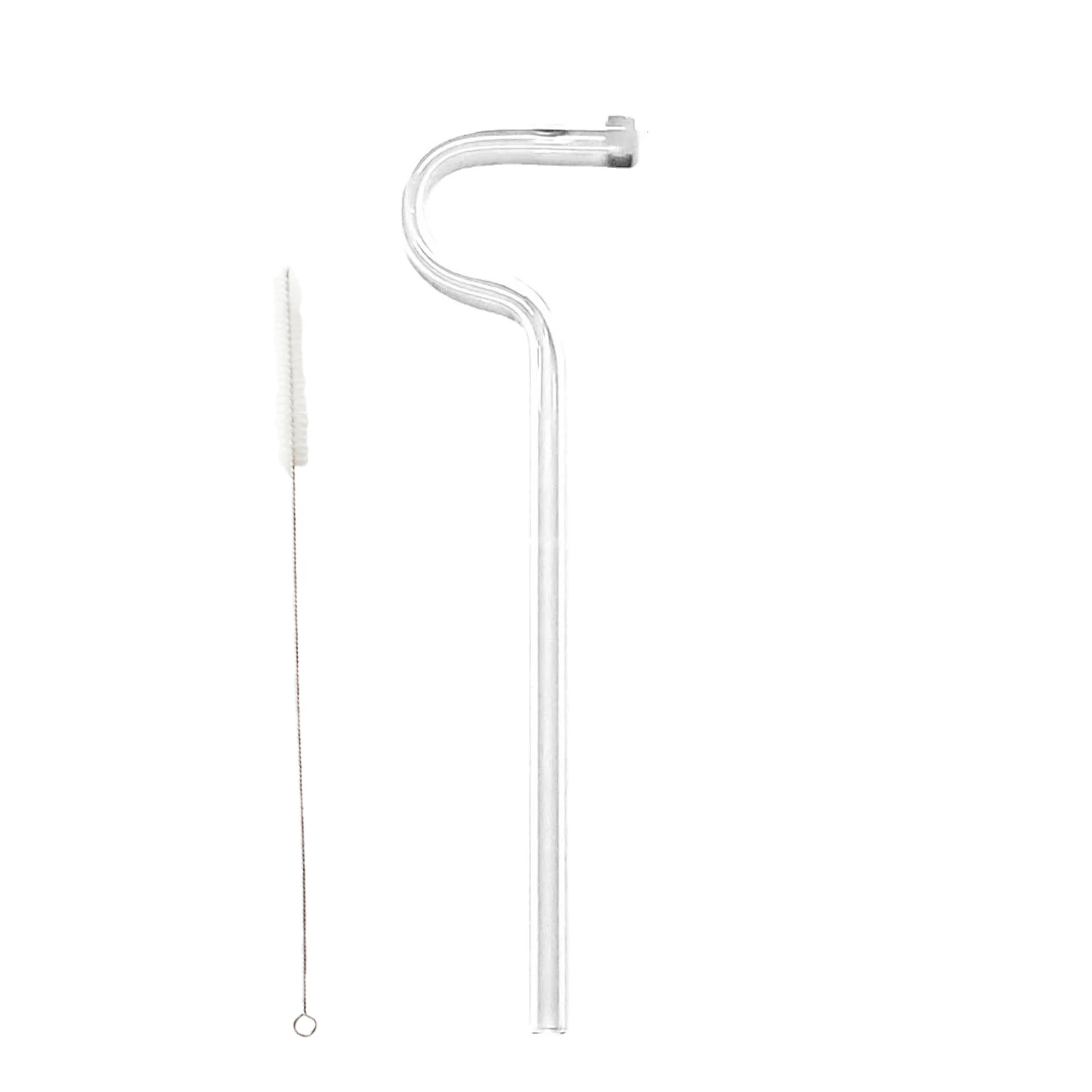 Wholesale DD1237 Set Of 3 Reusable Bent Anti Wrinkle Straws Flute Style  Design Glass Drinking Straw For Engaging Lips Horizontally From  m.