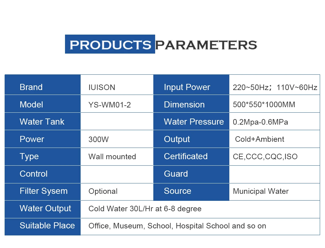 Commercial Hot Sales Water Soap Dispenser Wall Mounted Water Cooler Fountain With Water Filter For Airport details