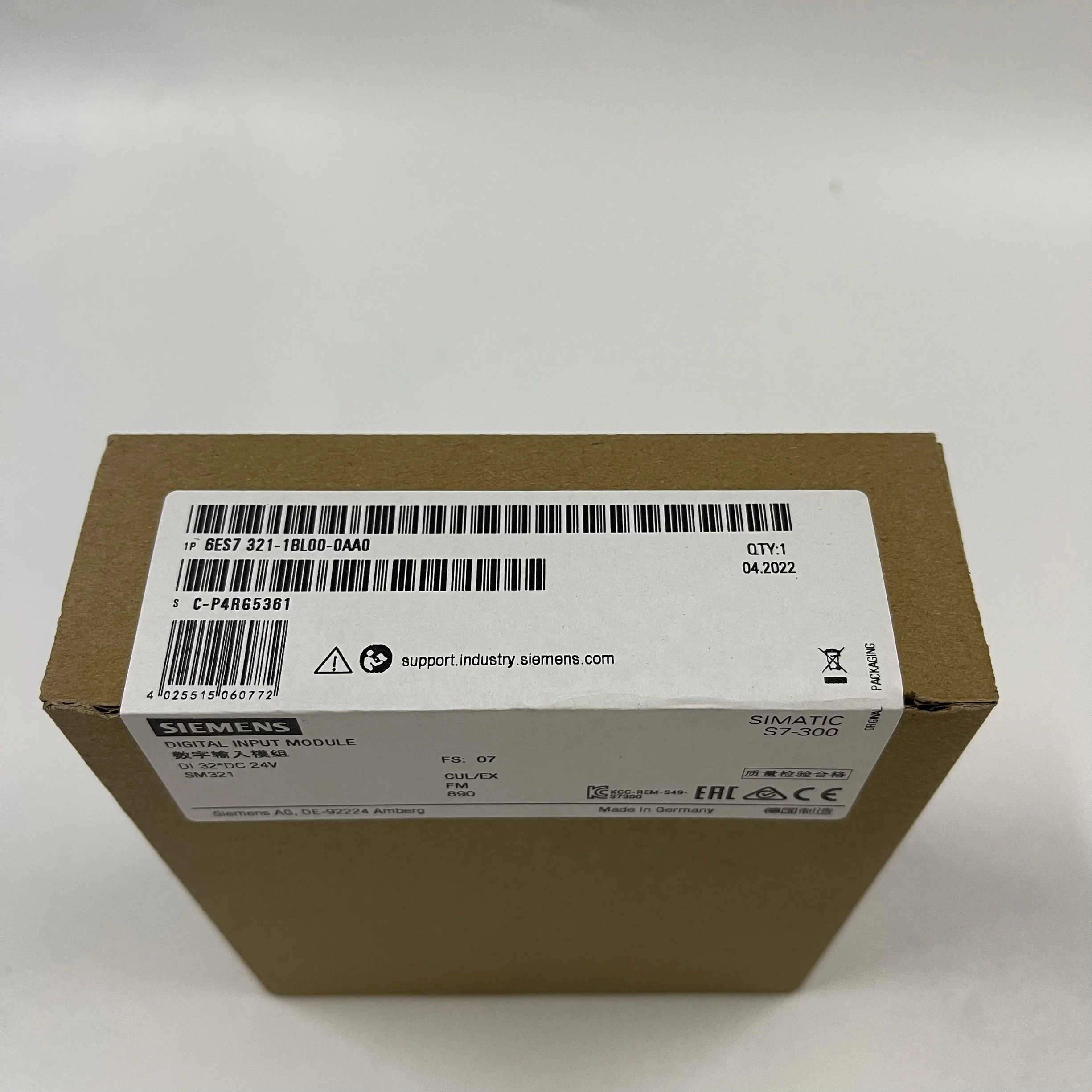 Siemens PLC Digital Input Module 6ES7321-1BL00-0AA0 Siemens PLC Digital Input Module 6ES7321-1BL00-0AA0