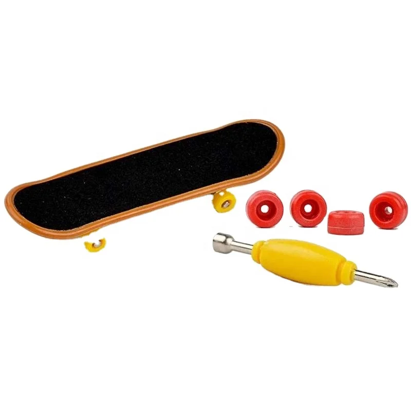 Mini plástico skate dedo tabuleiro mesa jogo skates brinquedo #03