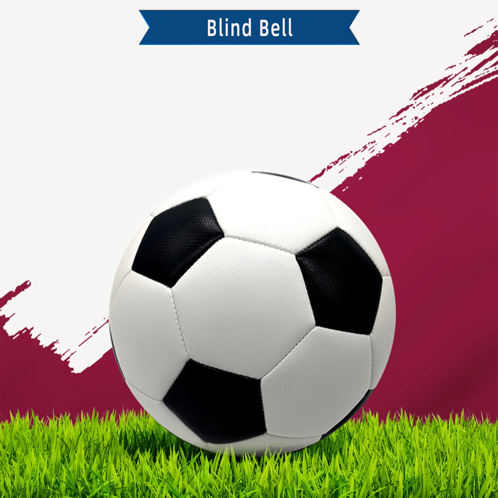 Blind Basketball Soccer Therapy Recreation Adaptive Sports Rattle Ball Lightweight Audible Ball With Large Sound Devices - View #12