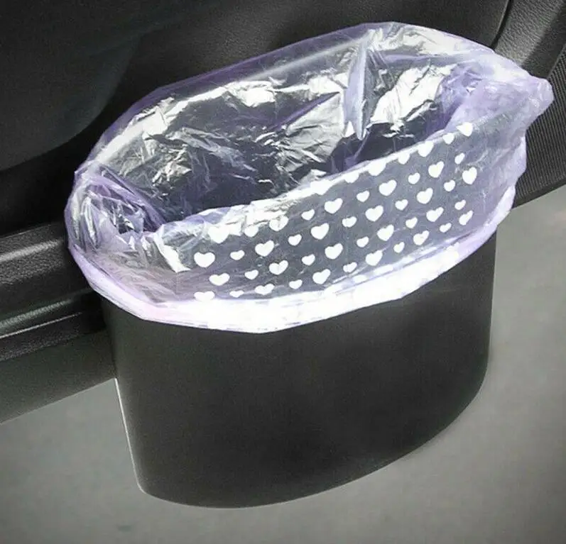 PP Material 2.0L Trash Can Car Organizer Drink Bottle Barrel Stowing Container 