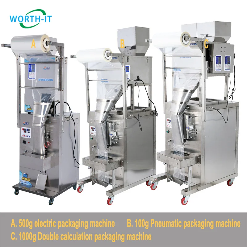 Cheap vegetable 1g to 50g filling sealing food packaging machine for wholesale