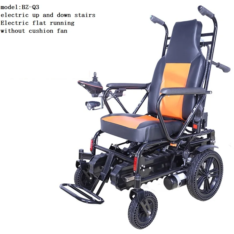 Folding transport Stair wheelchair lift electric stair climbing wheelchair one button switch ground/level for disabled - BZ-Q3 details