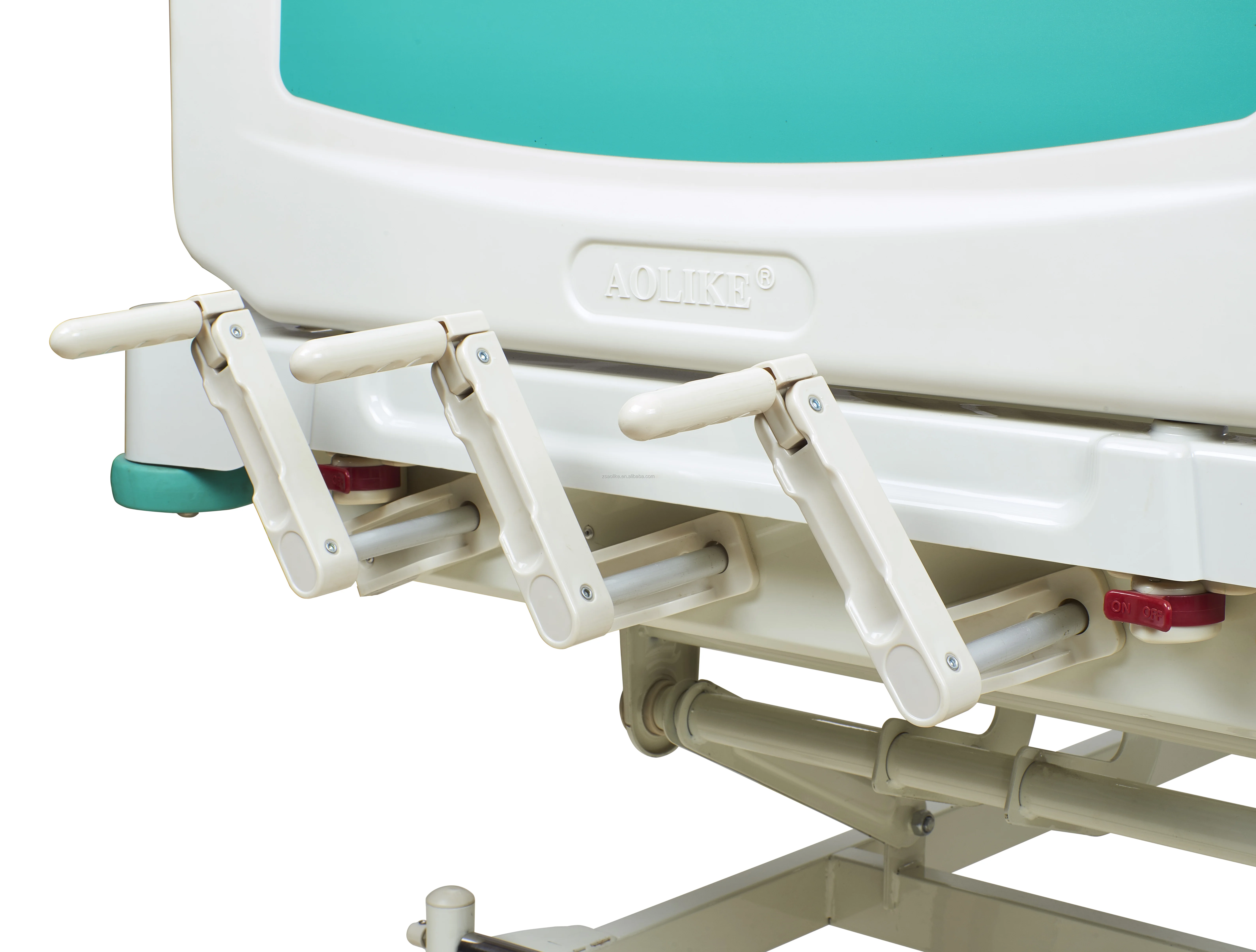 AOLIKE Luxury Modern Manual Nursing Hospital Bed with Three Functions Adjustable for Hospital Room 3-Year Warranty